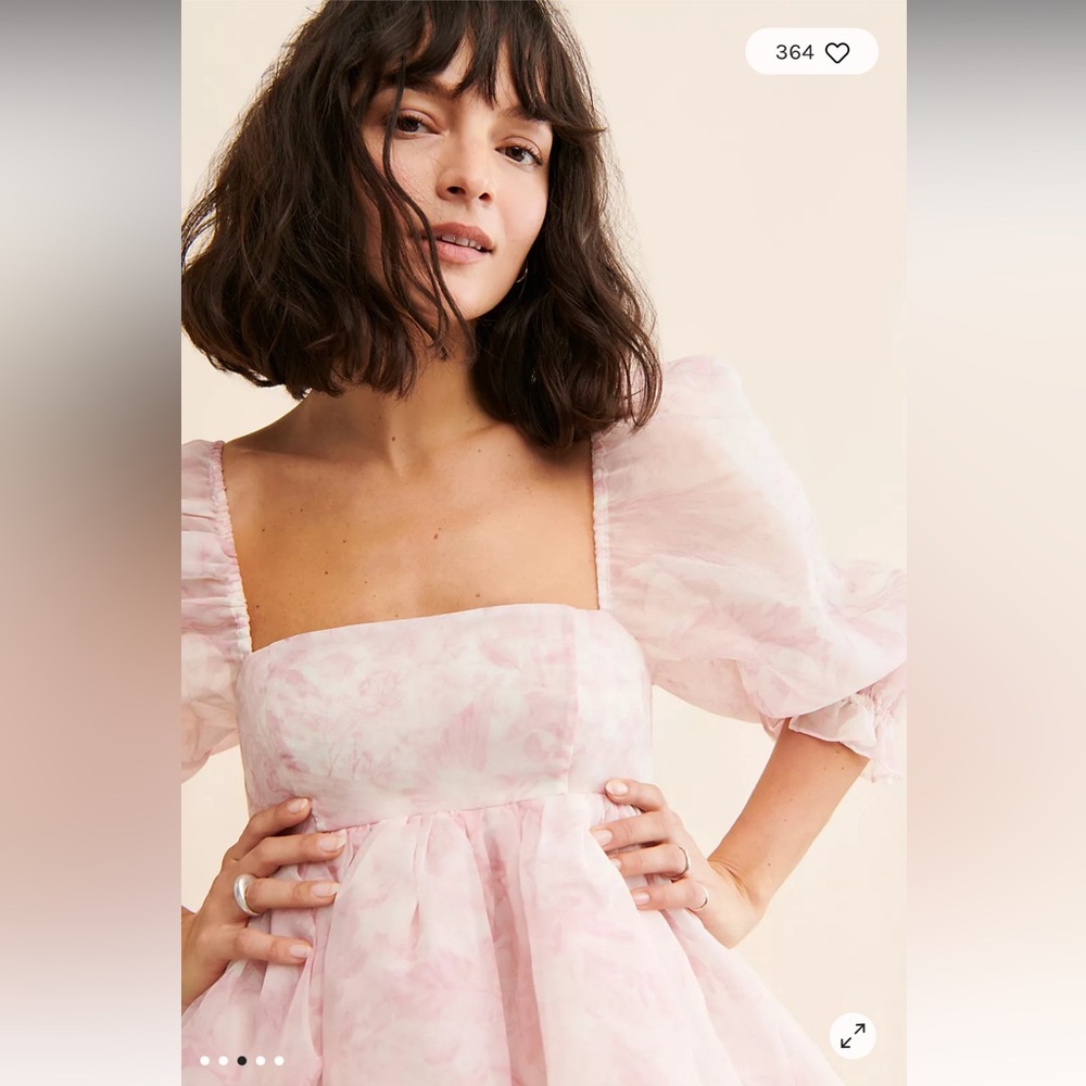 Selkie Puff Organza Dress (Available in XS, S)